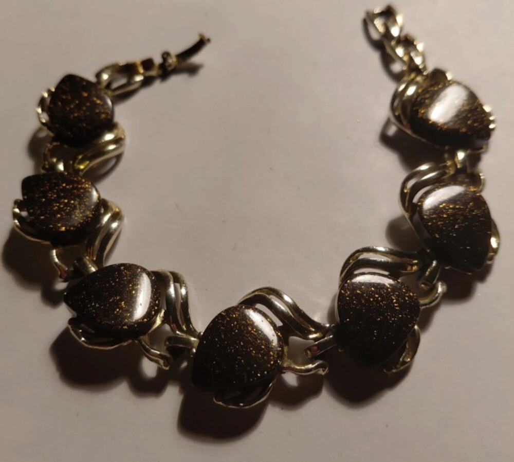 Vintage confetti style 1950s bracelet